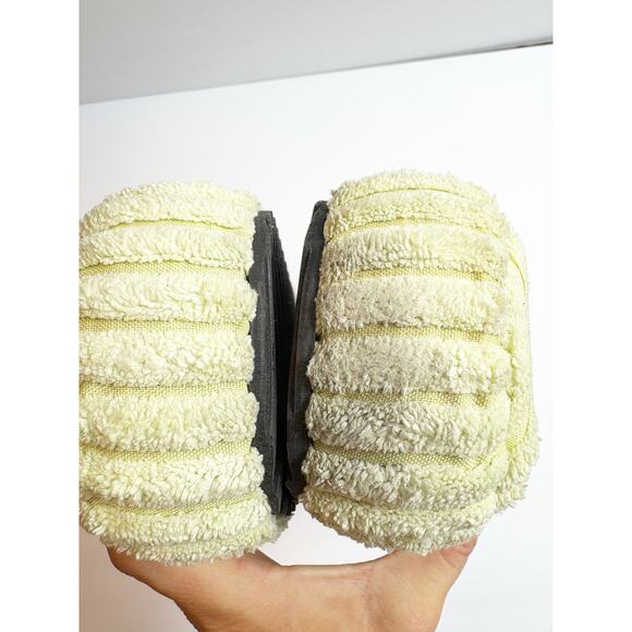 Free People Two Days In Ibiza Sandals Size 8 Lime Terry Cloth Platform Bratz - Picture 7 of 11